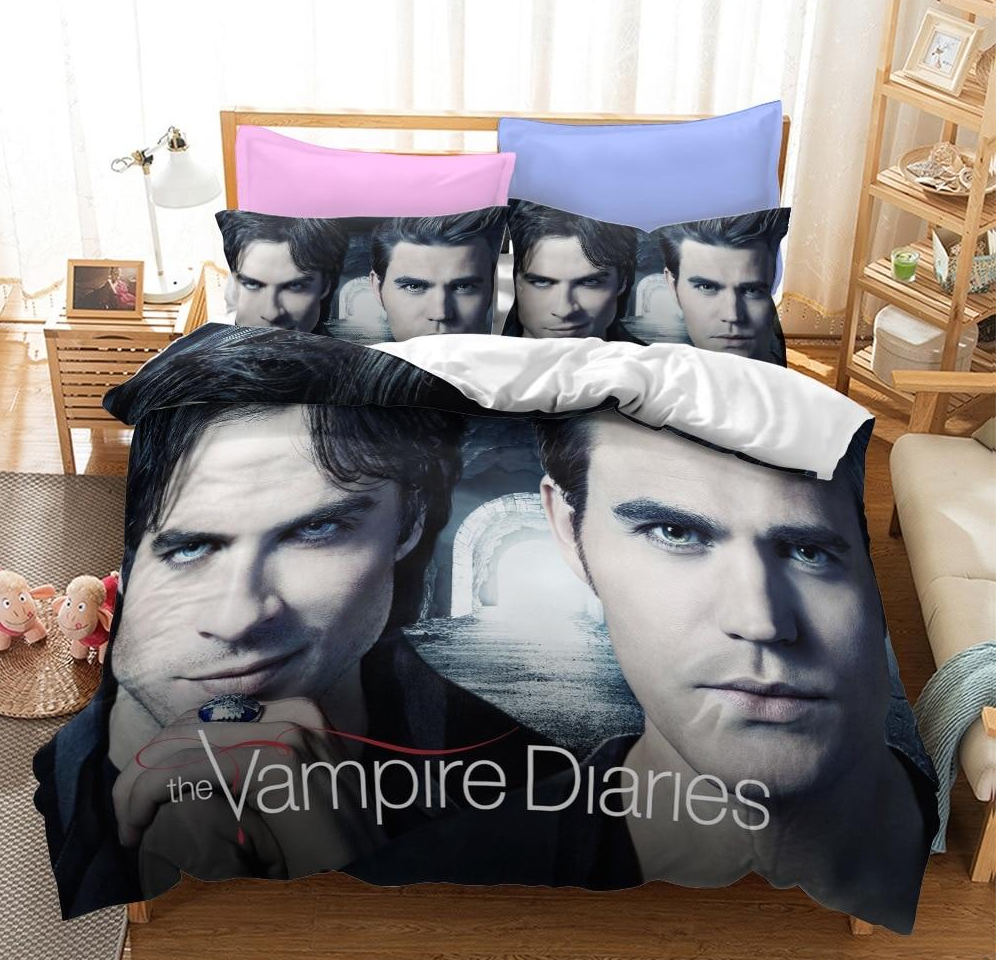 Housse De Couette The Vampire Diaries Damon Et Stefan