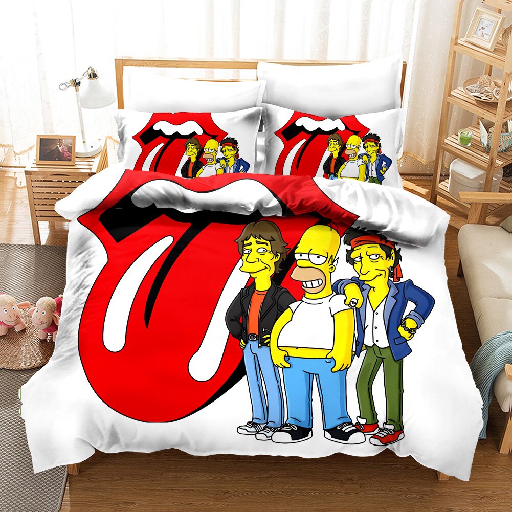 Housse De Couette Les Simpson Rolling Stones