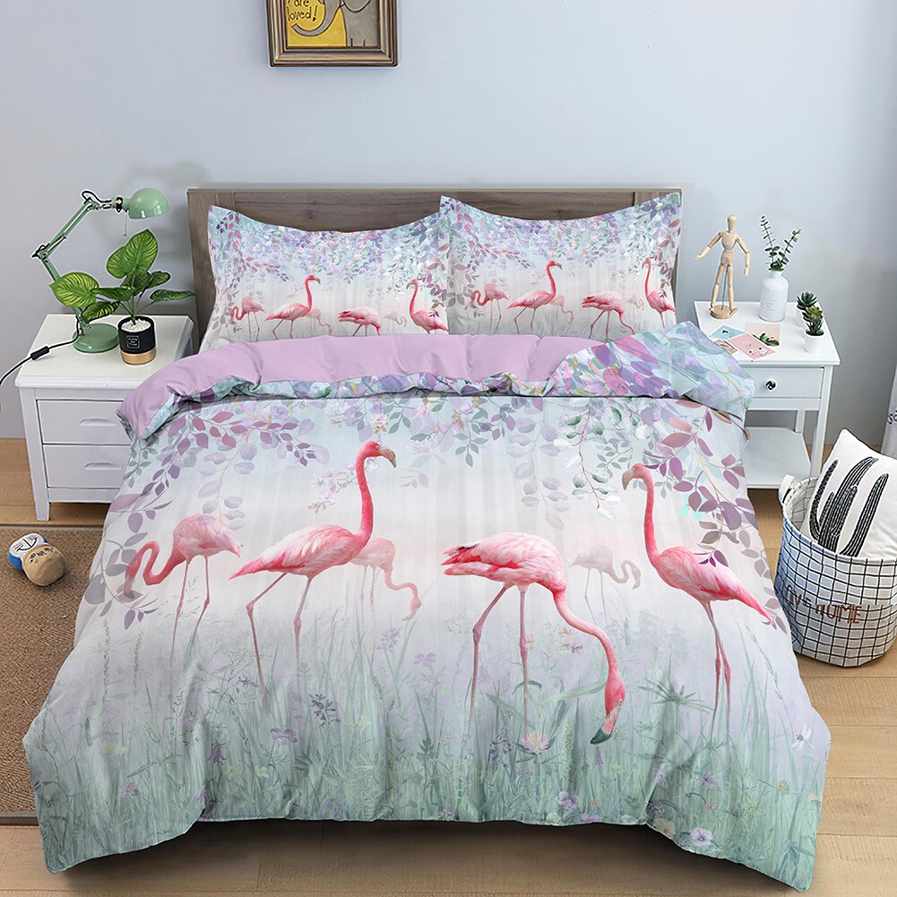 Housse de Couette Flamant Rose main image 1