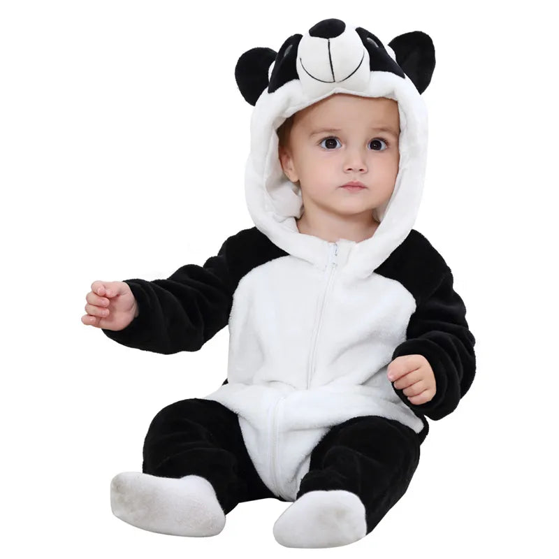 Combinaison Polaire de Panda pour Bébé