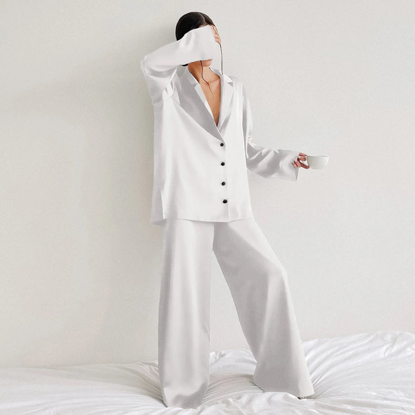 Pyjama Ample Femme Blanc