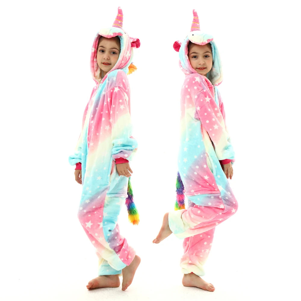 Pyjama Combinaison Licorne Multicolore