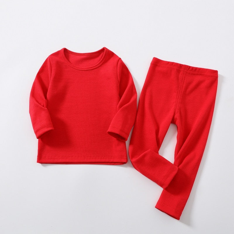 Pyjama Enfant Rouge 100% Coton