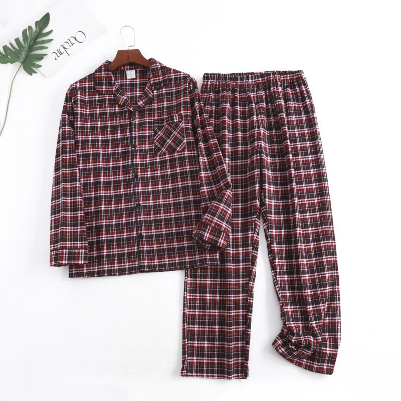 Pyjama Homme 100% Coton Style Bucheron