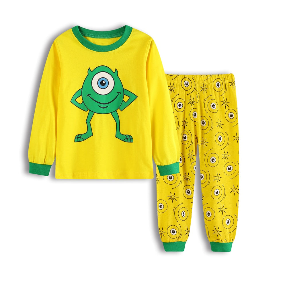 Pyjama Jaune Alien Vert