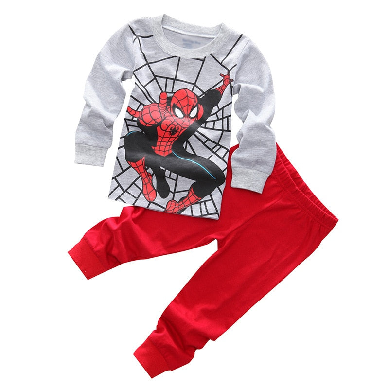 Pyjama Pantalon Gris et Rouge Spider-Man