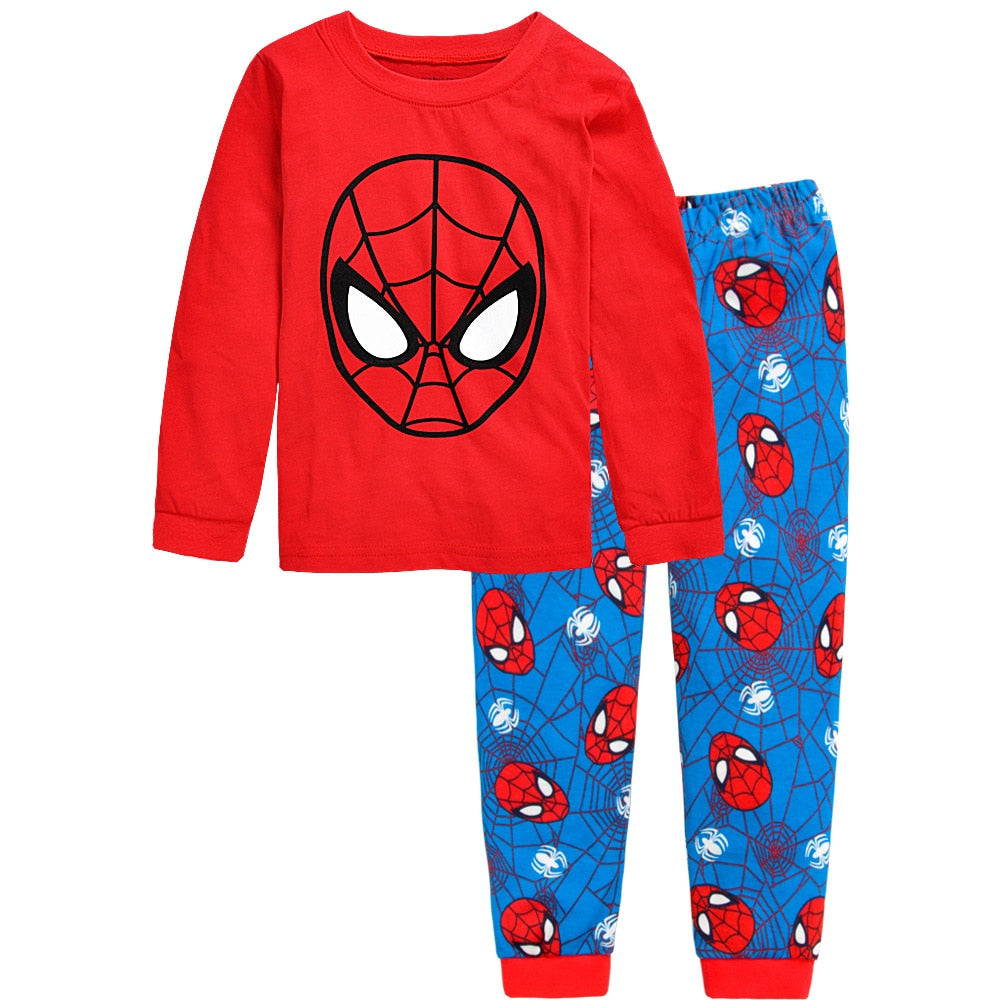 Pyjama Rouge Tête de Spider-Man