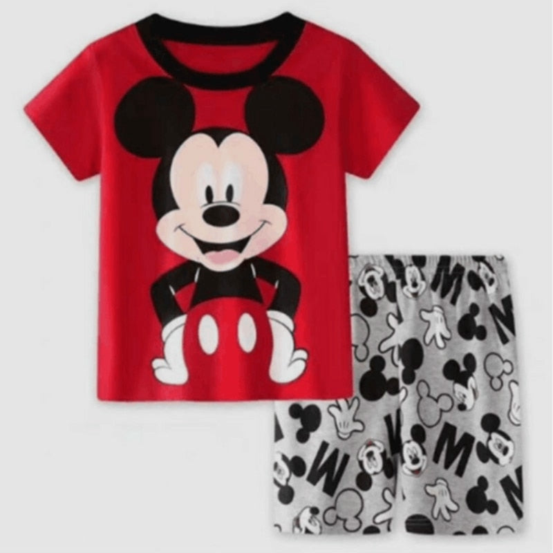 Pyjama Short Rouge Mickey