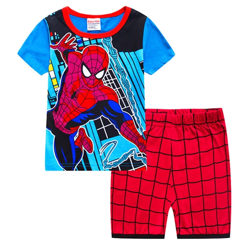 Pyjama Short Spider-Man Rouge et Bleu