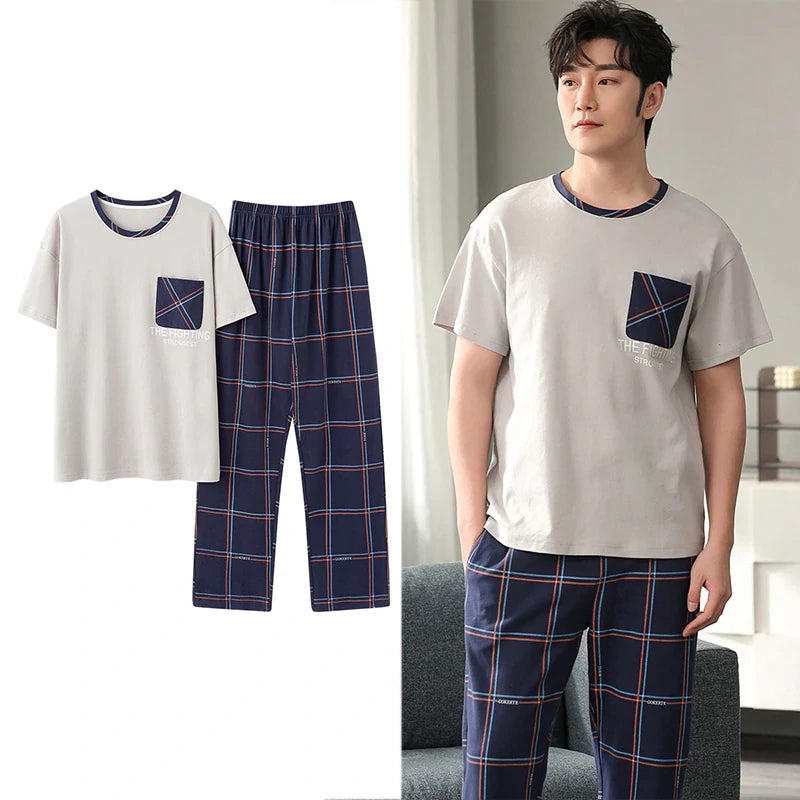 Pyjama T-Shirt Homme 100% Coton