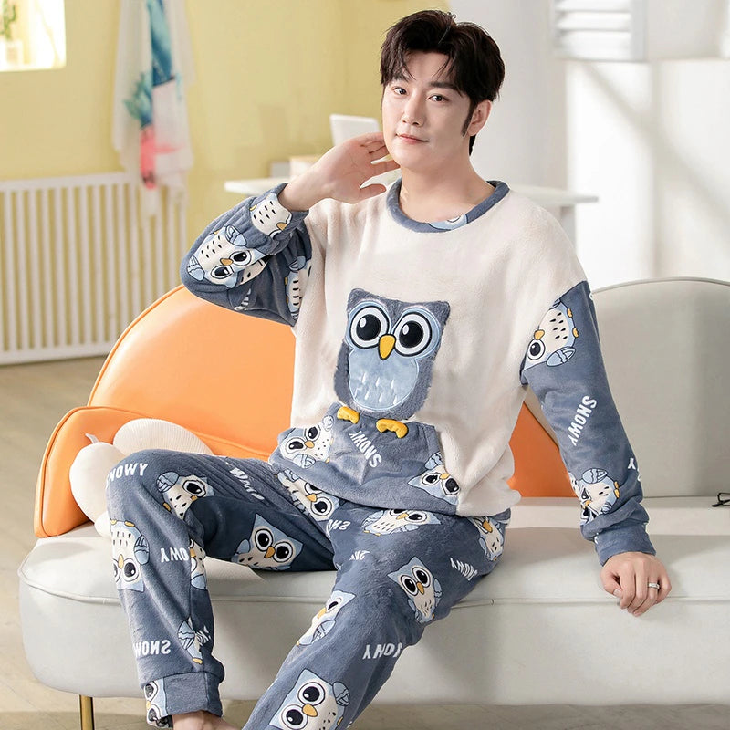 Pyjama Ultra Doux Hibou Mignon