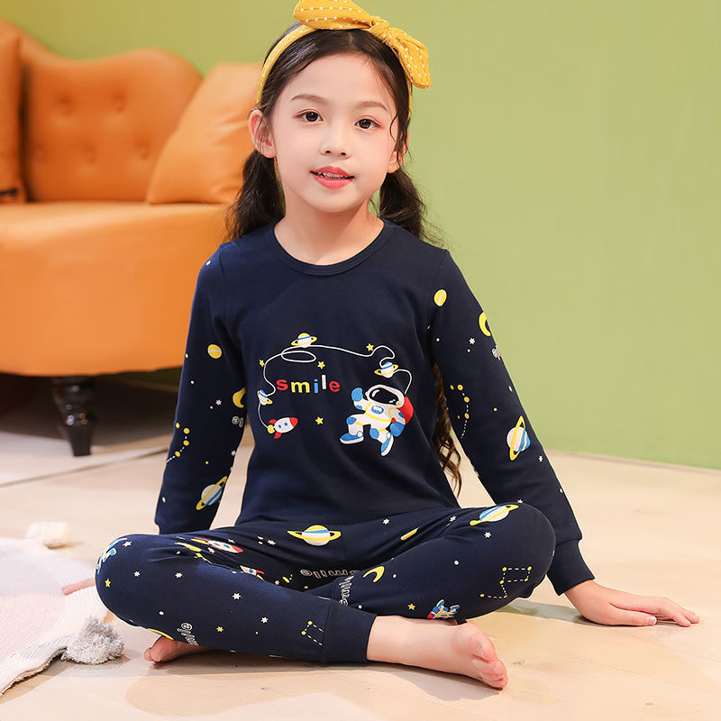 Pyjama de l'Espace pour Enfant 100% Coton pour Fille