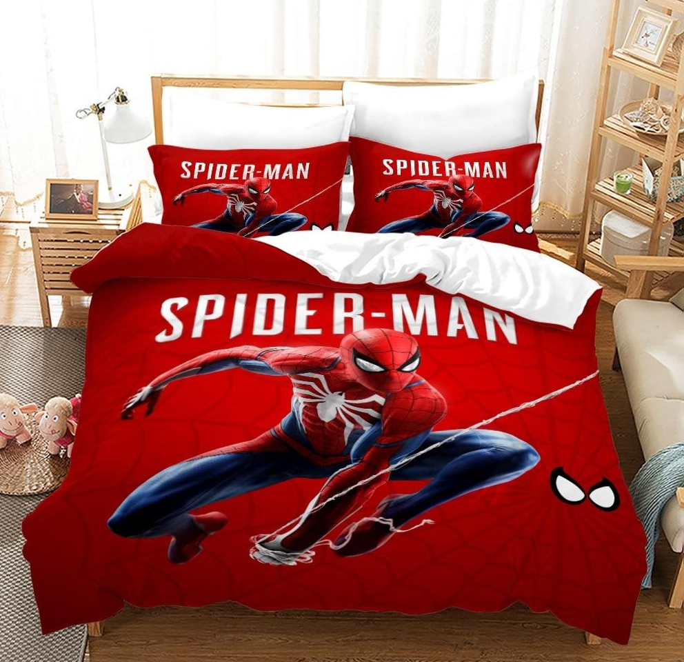 Housse De Couette Marvel Spider Man Et Sa Toile