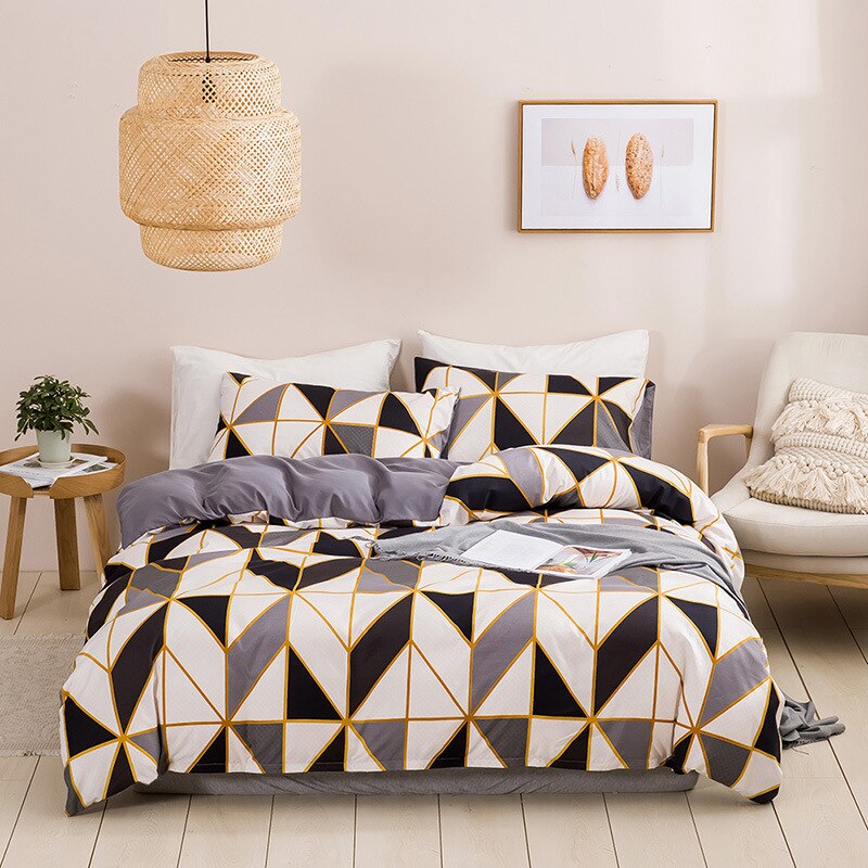 Housse De Couette Scandinave Formes Géométriques