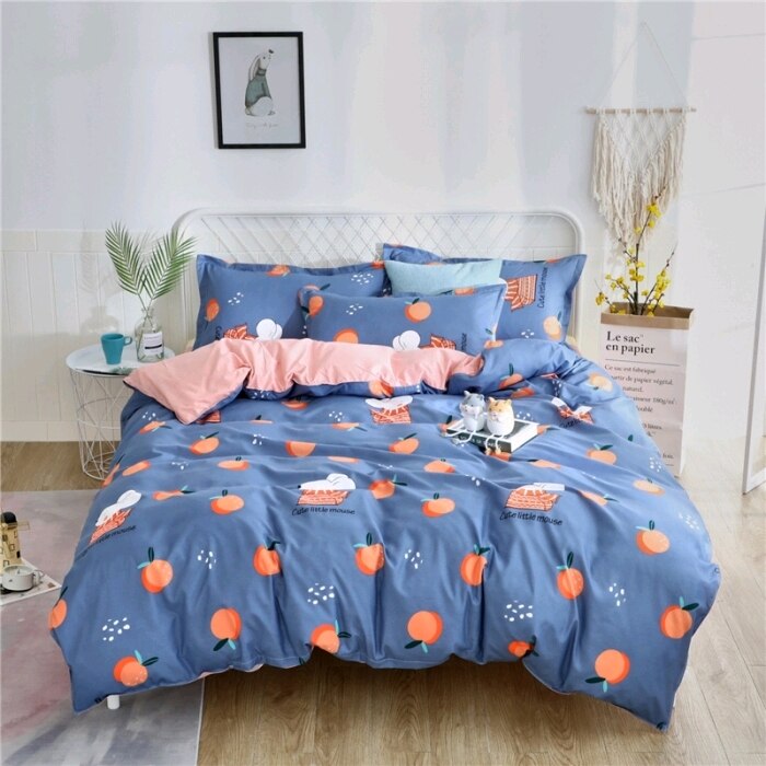 Housse De Couette Nordique Orange 