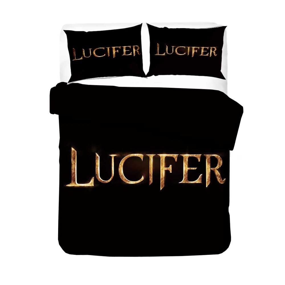 Housse De Couette Noir Lucifer