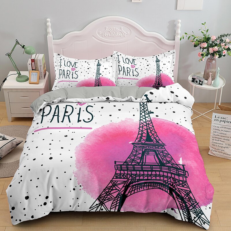 Housse De Couette I Love Paris Tour Eiffel