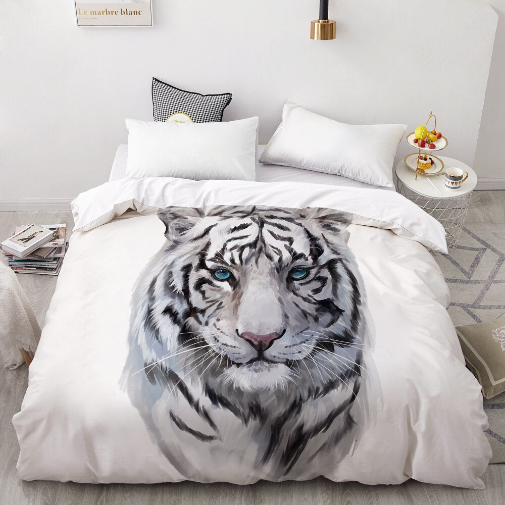 Housse de couette Tigre 135x200 cm Housse de couette Tigre 135x200 cm