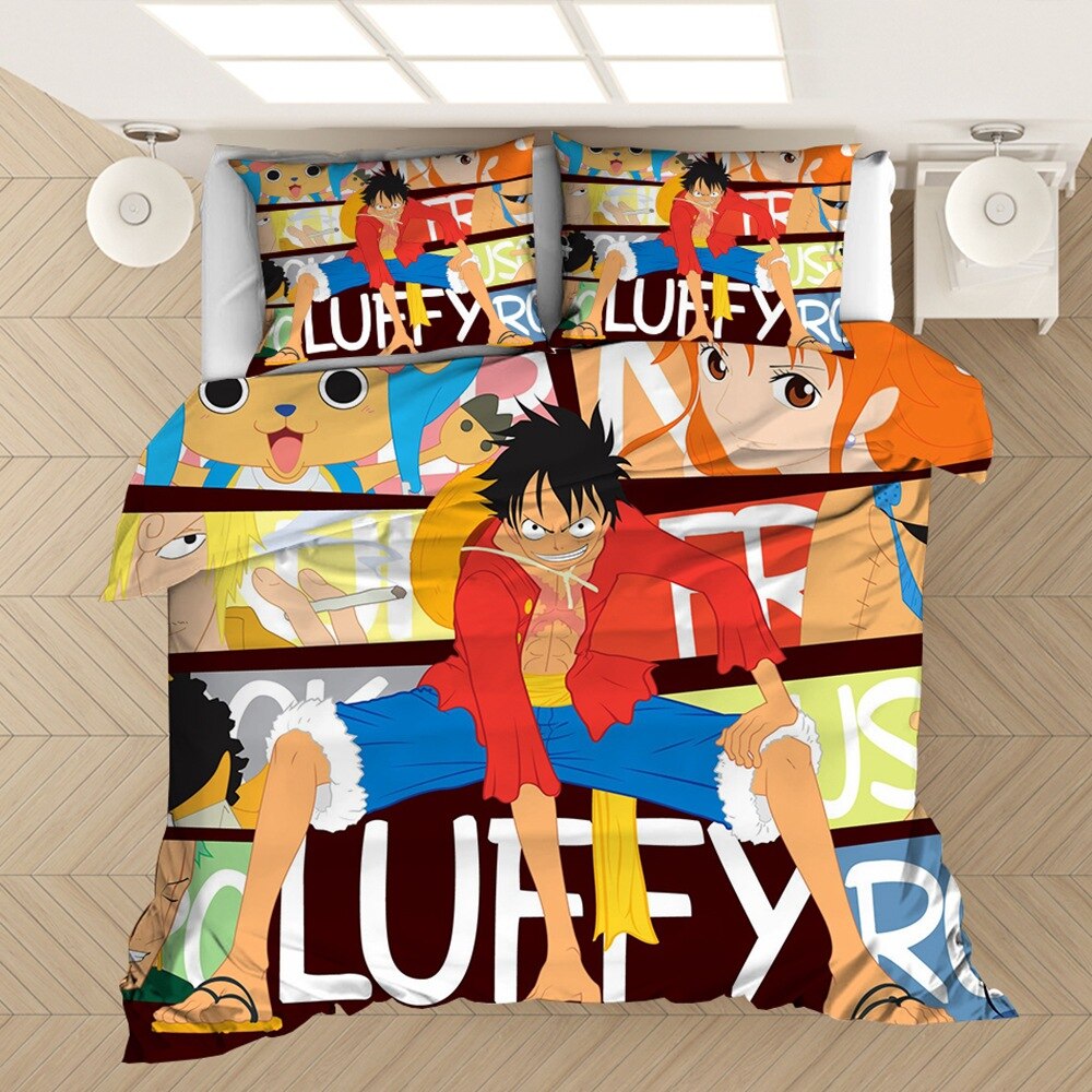 Housse De Couette One Piece Luffy Dessin