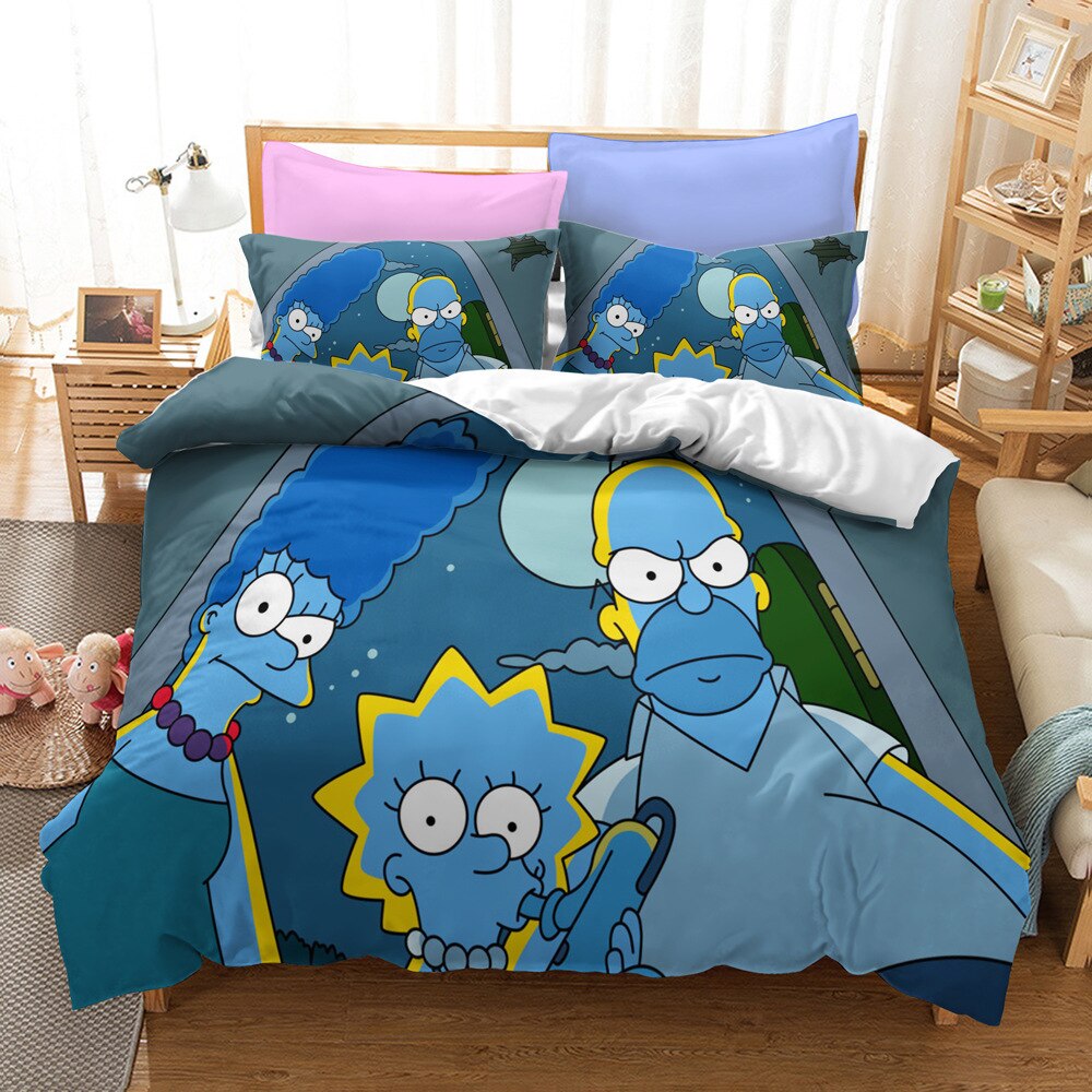 Housse De Couette Les Simpson Pas Contents