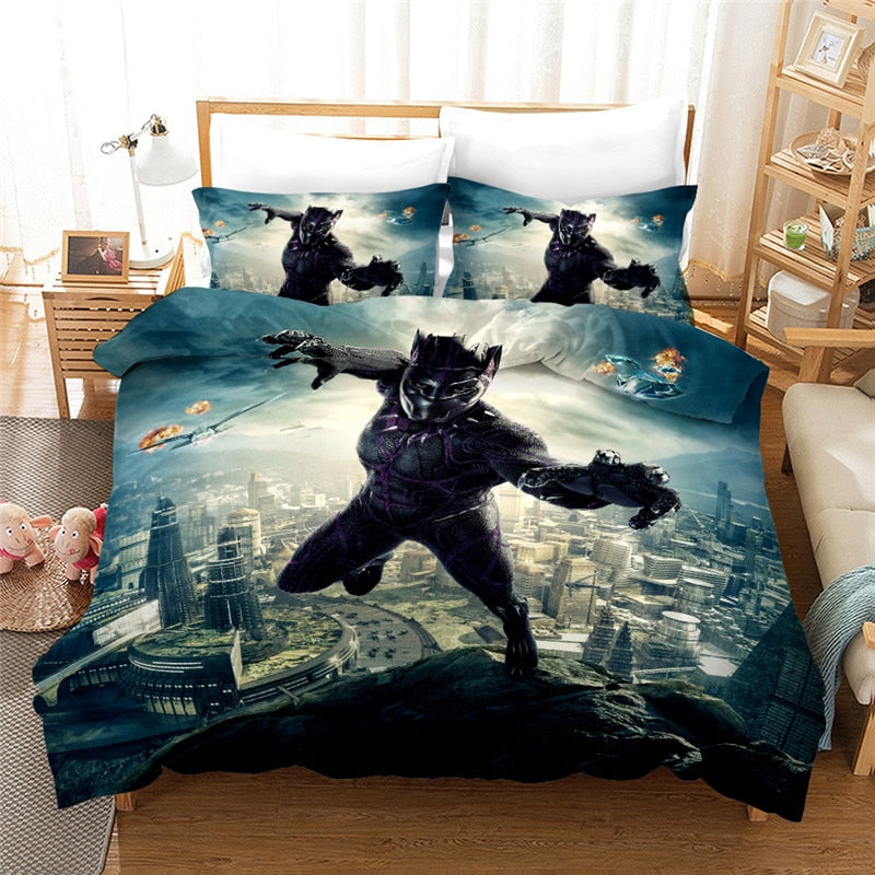Housse De Couette Disney Marvel Black Panther Housse De Couette Disney Marvel Black Panther