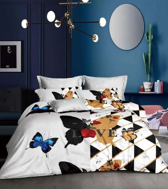 Housse De Couette Saint Valentin Papillon 